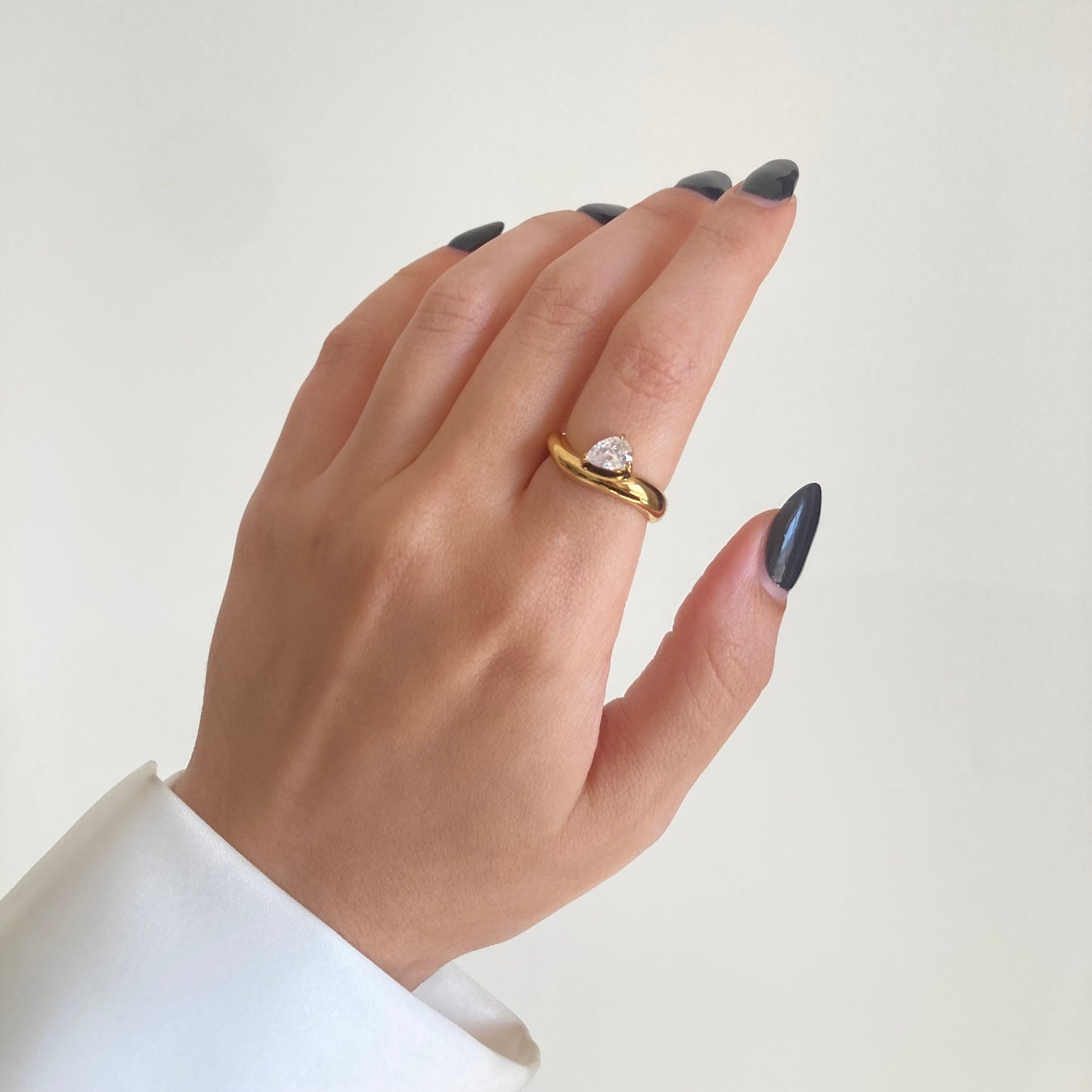 The Pear Melted Ring