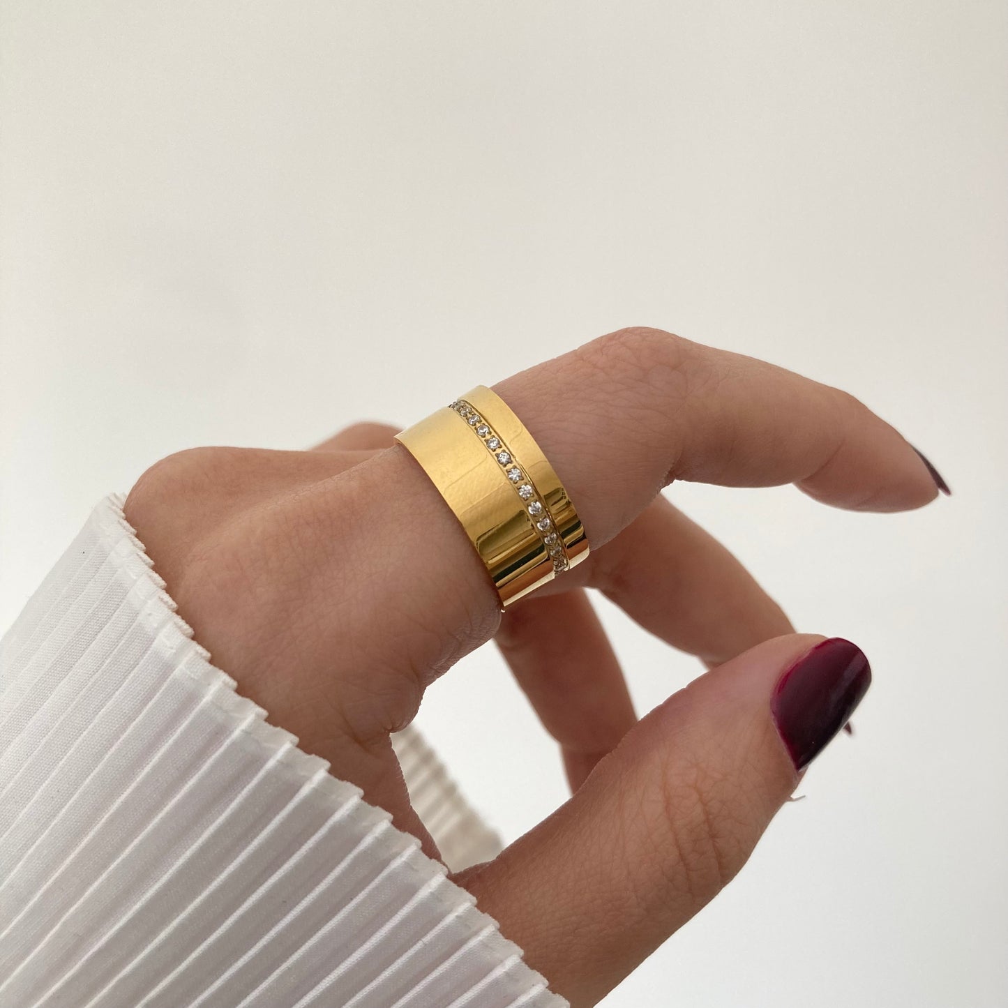 Wide Band Eternity Ring
