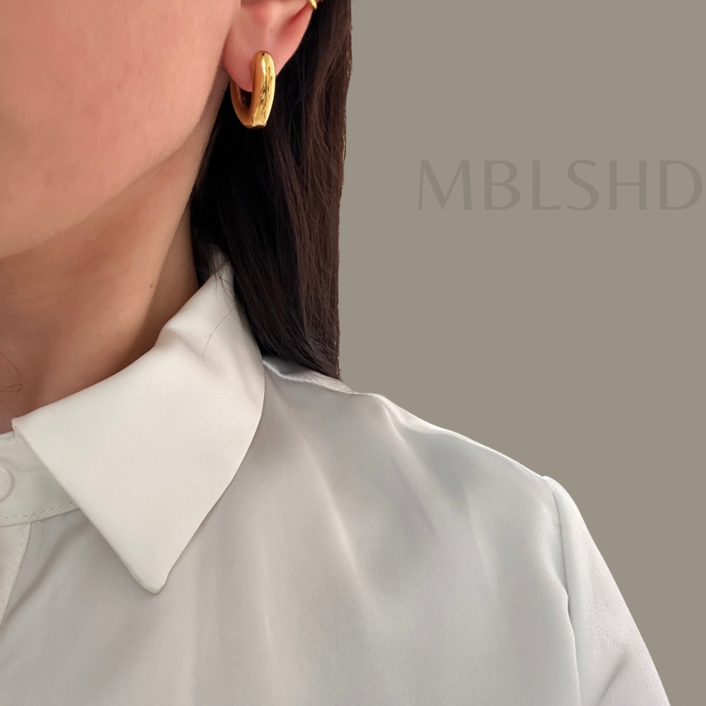 V Bubble Earrings
