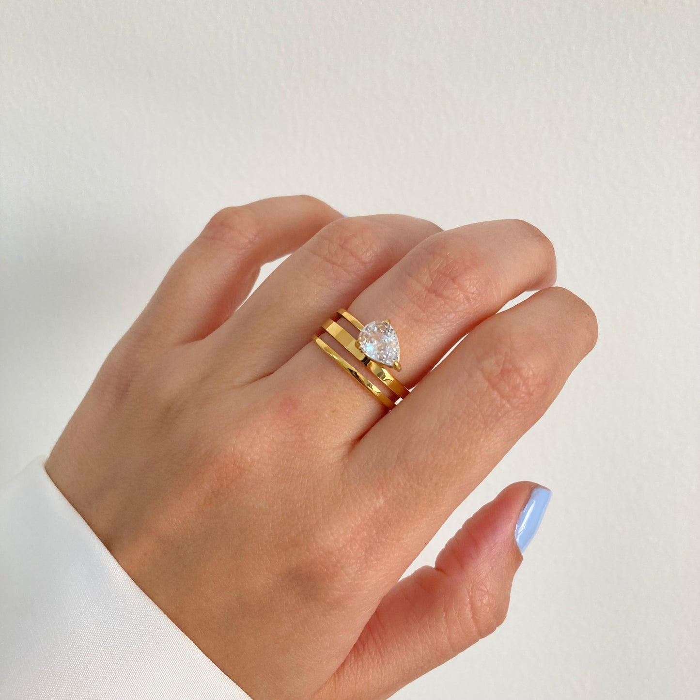 Snake Triple Layer Ring