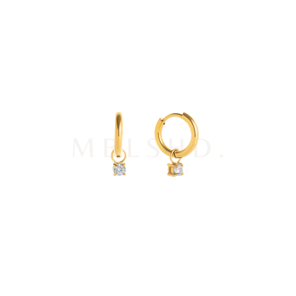 Colored Charms Dangle Earrings