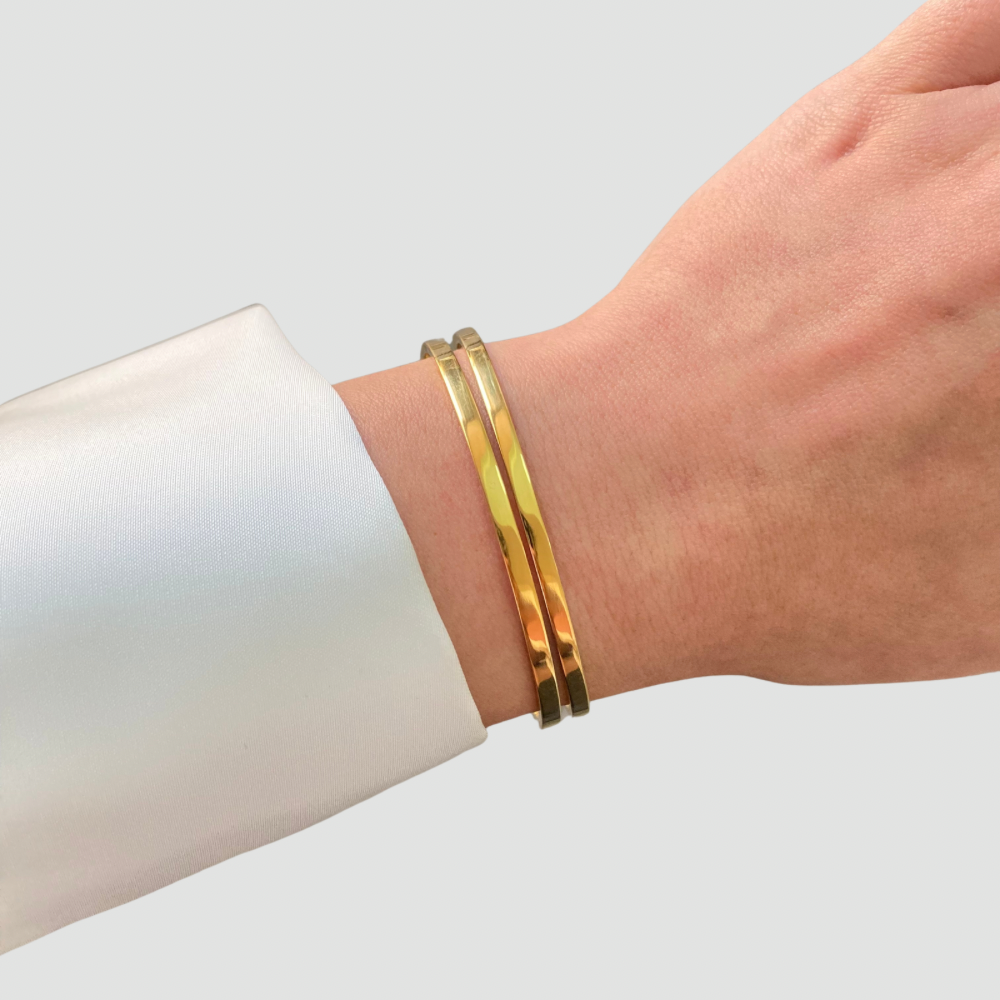 Layered Open Bangle
