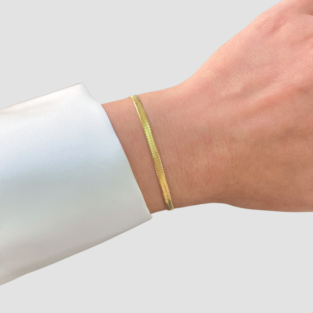 Herringbone Chain Bracelet
