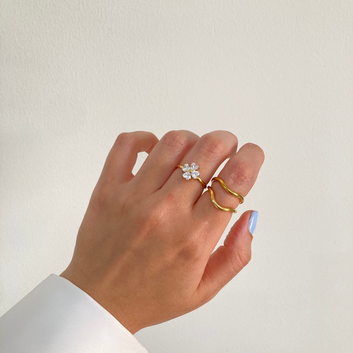 Flower 3 Pcs Ring