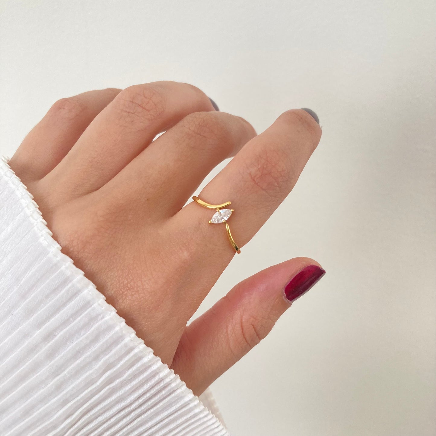 Oval Solitaire Ring