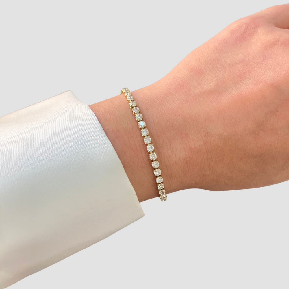 Gold Tennis Bracelet
