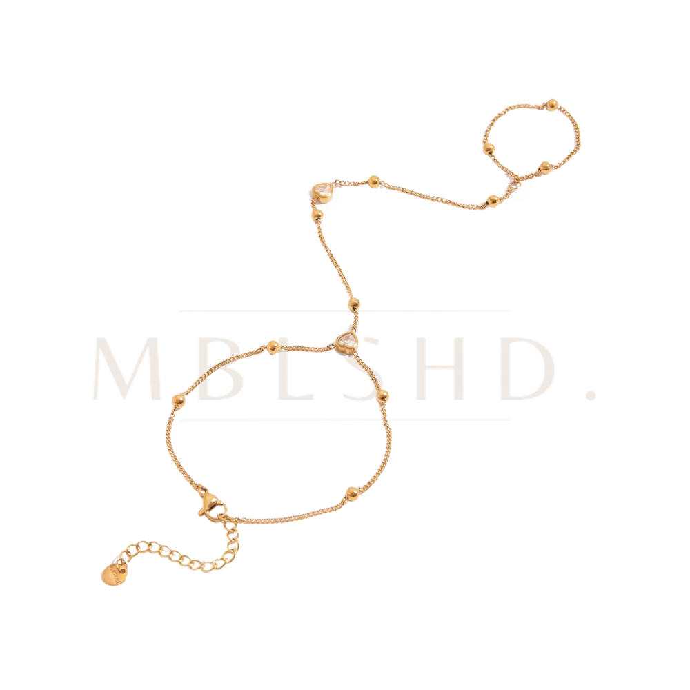 Heart Hand Chain Bracelet