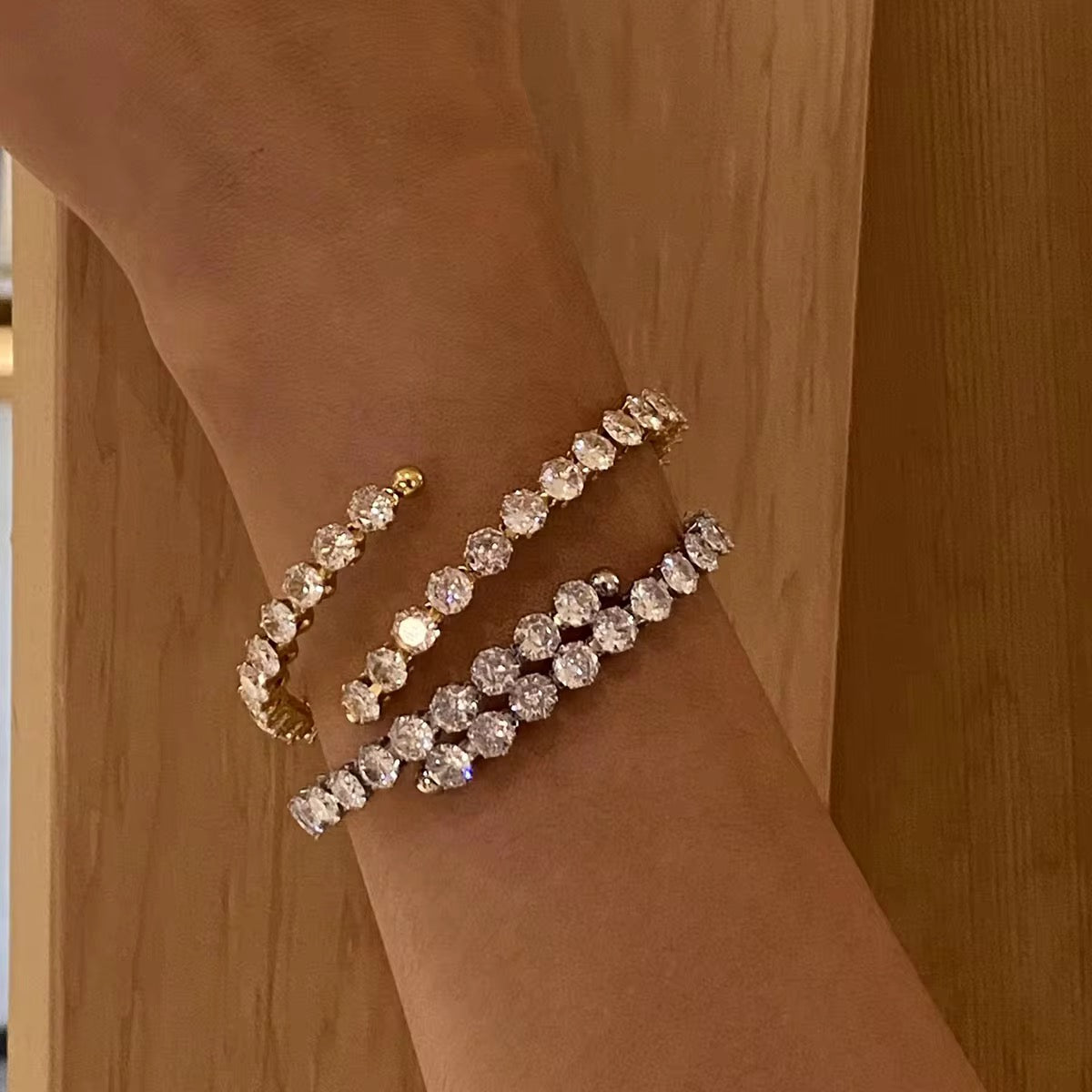 Statement Tennis Bangle