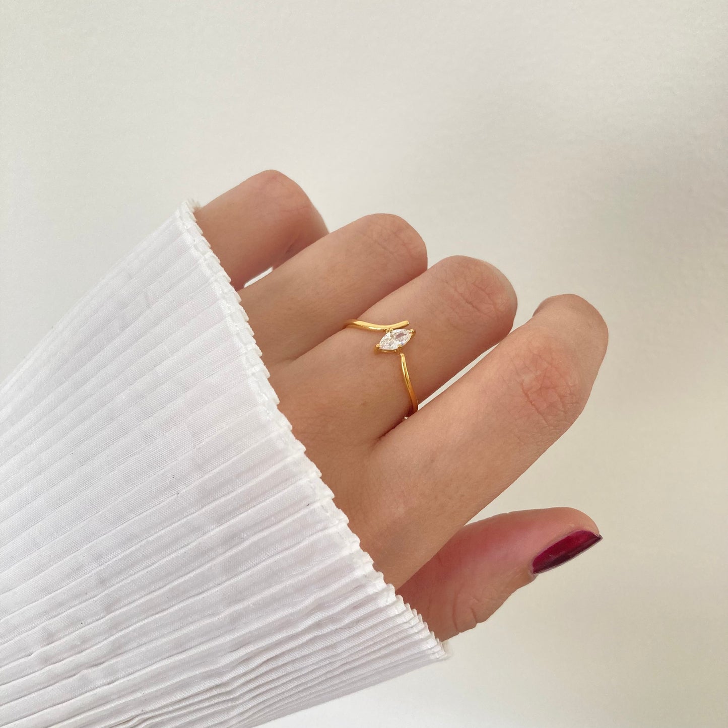 Oval Solitaire Ring