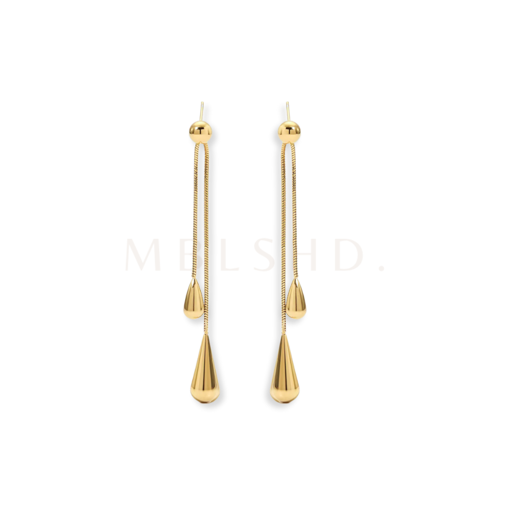 Teardrops Long Earrings