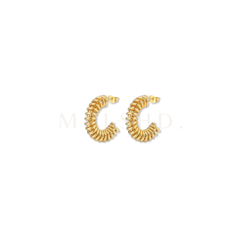 Spiral Hoop Earrings