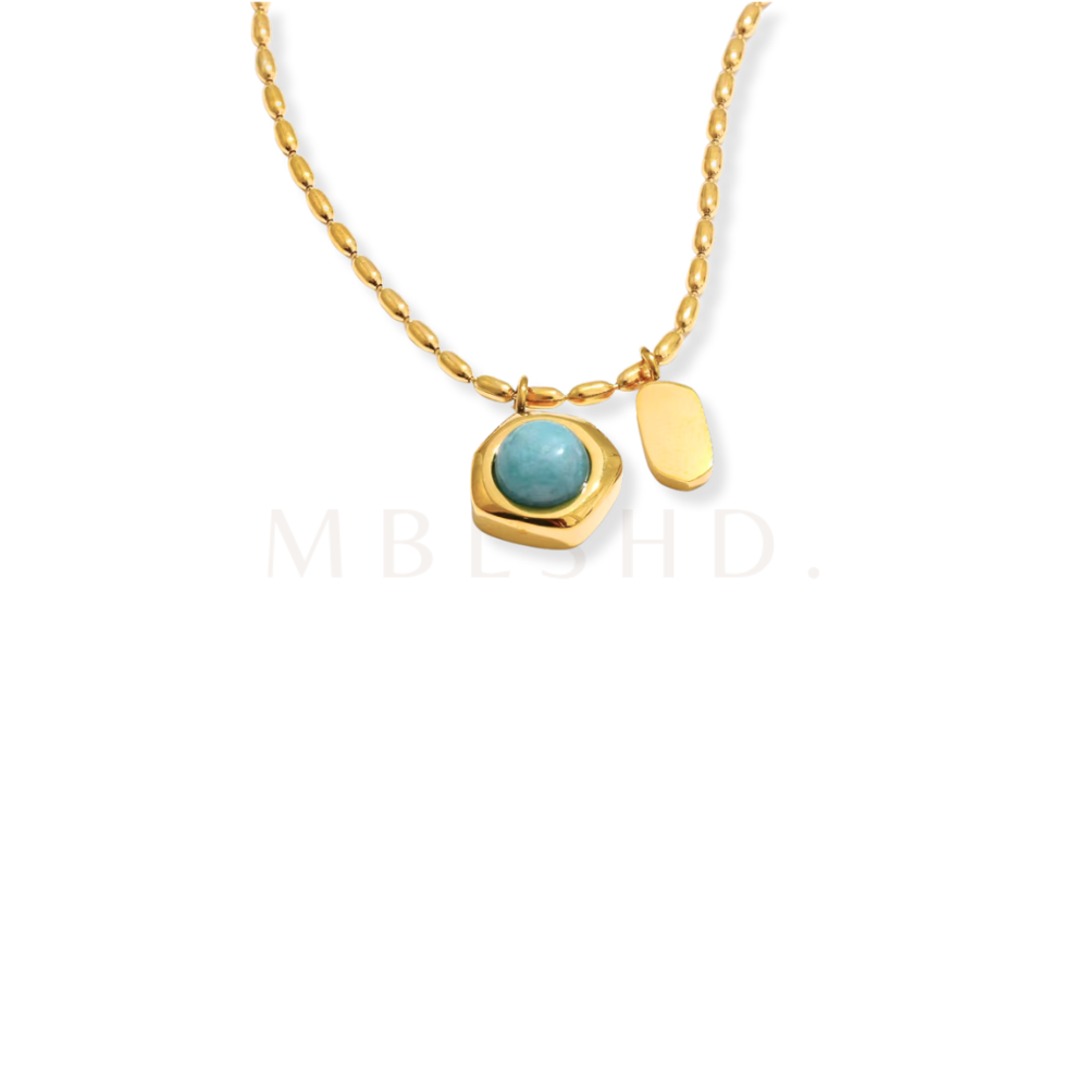Dainty Turquoise Pendant Necklace