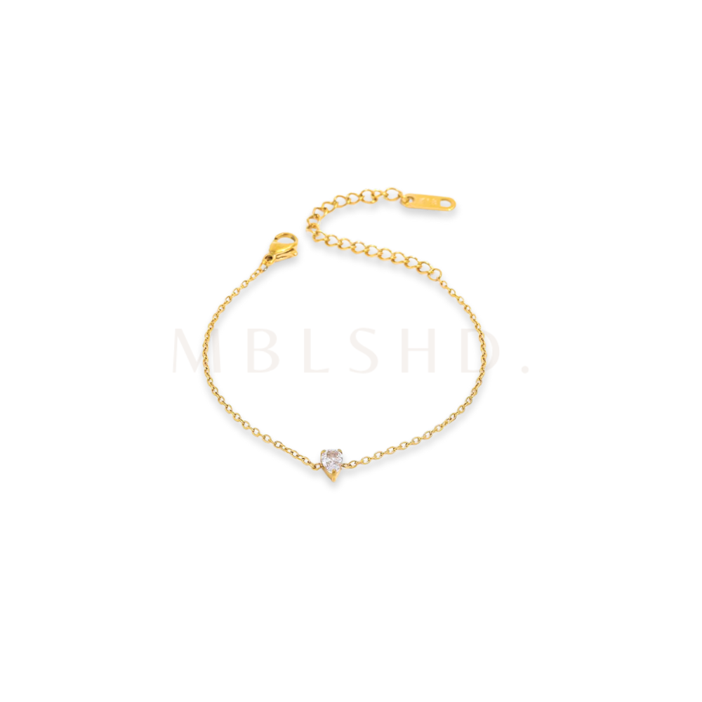 Minimalist Teardrop Bracelet