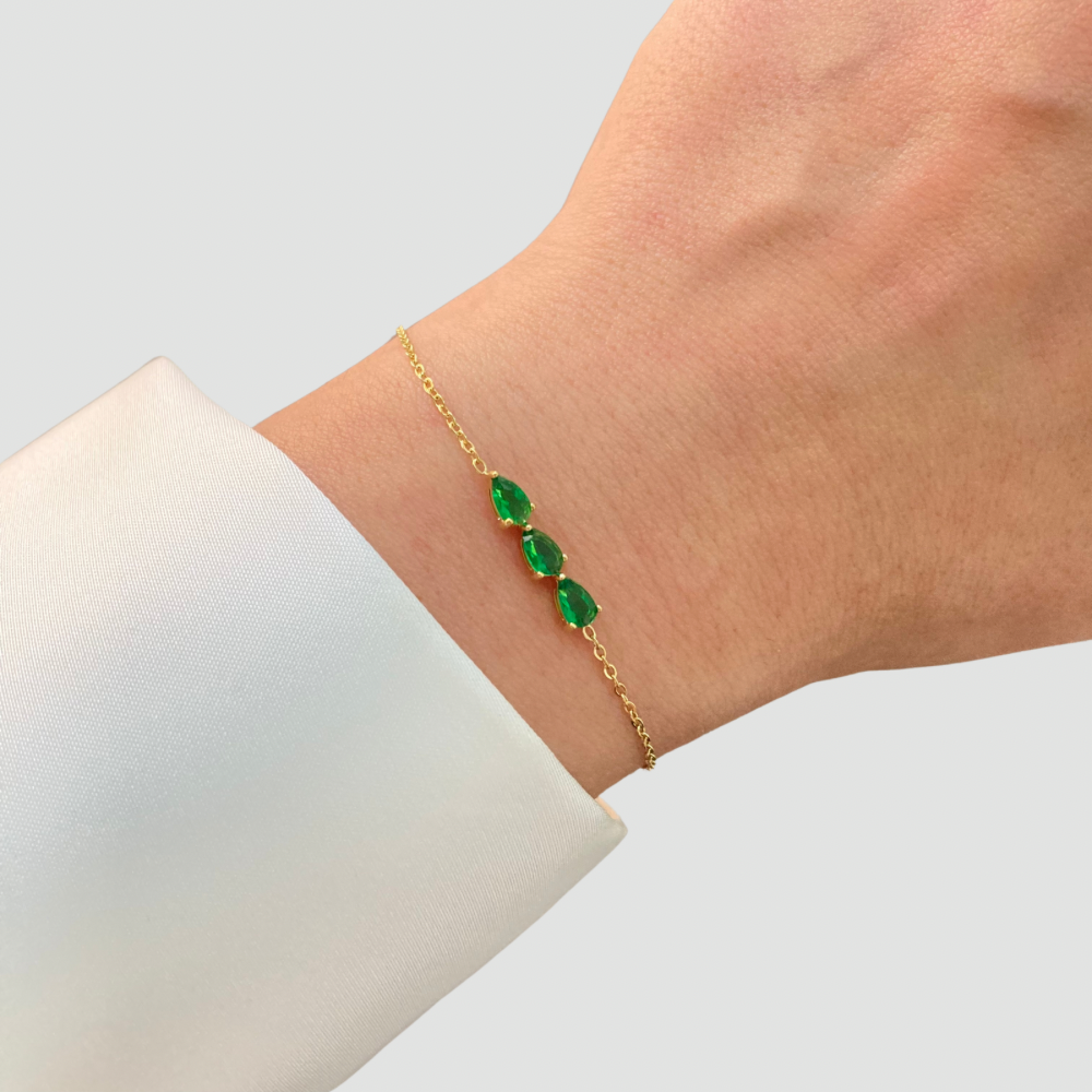 Green Arrow Bracelet Gold