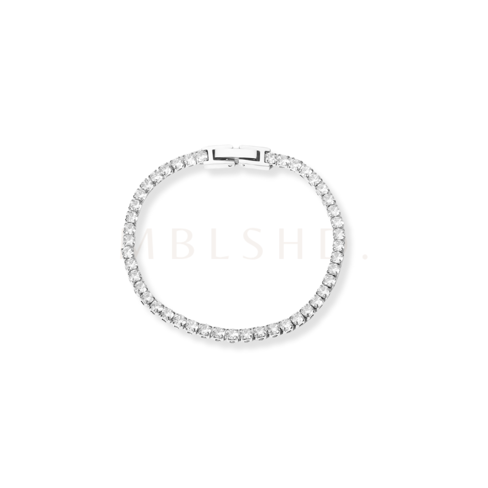 Tennis Silver Bracelet