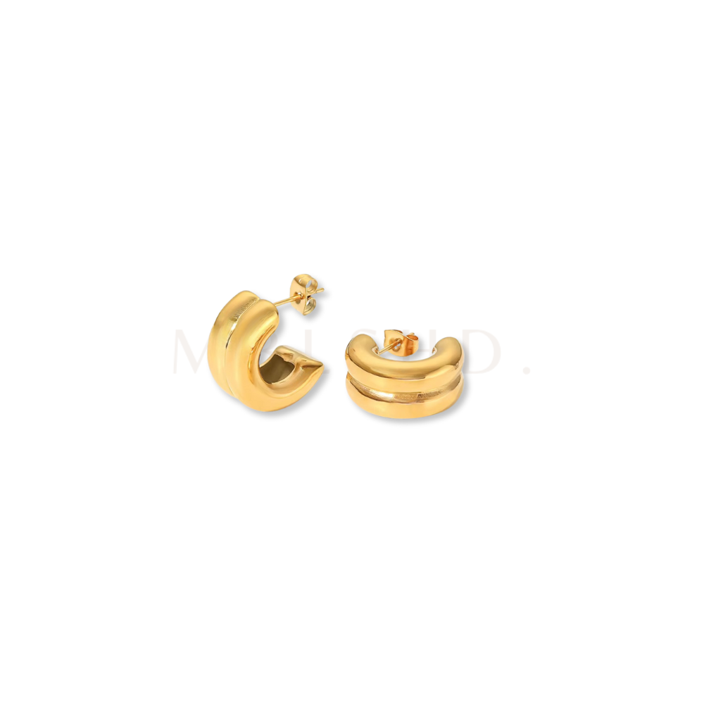 Chunky Ribbed Earrings