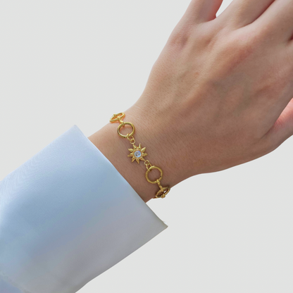 Golden Orbit Bracelet