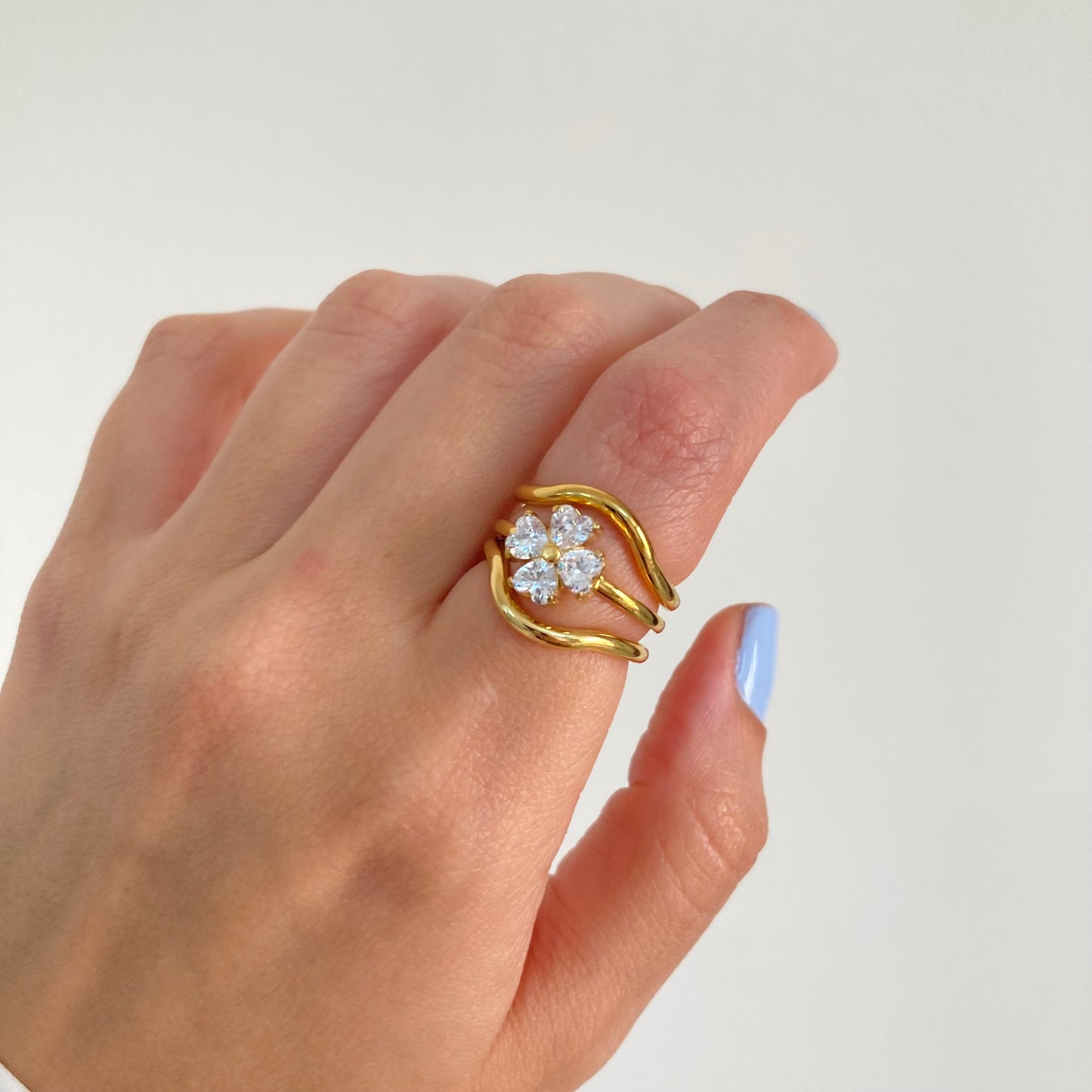 Flower 3 Pcs Ring