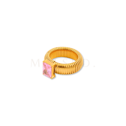 Pink Chunky Ring