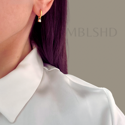 Colored Charms Dangle Earrings