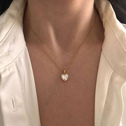 Sparkling Love Pendant Necklace