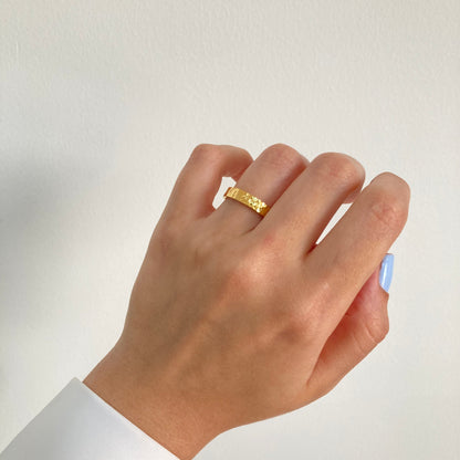 Hammered Band Ring
