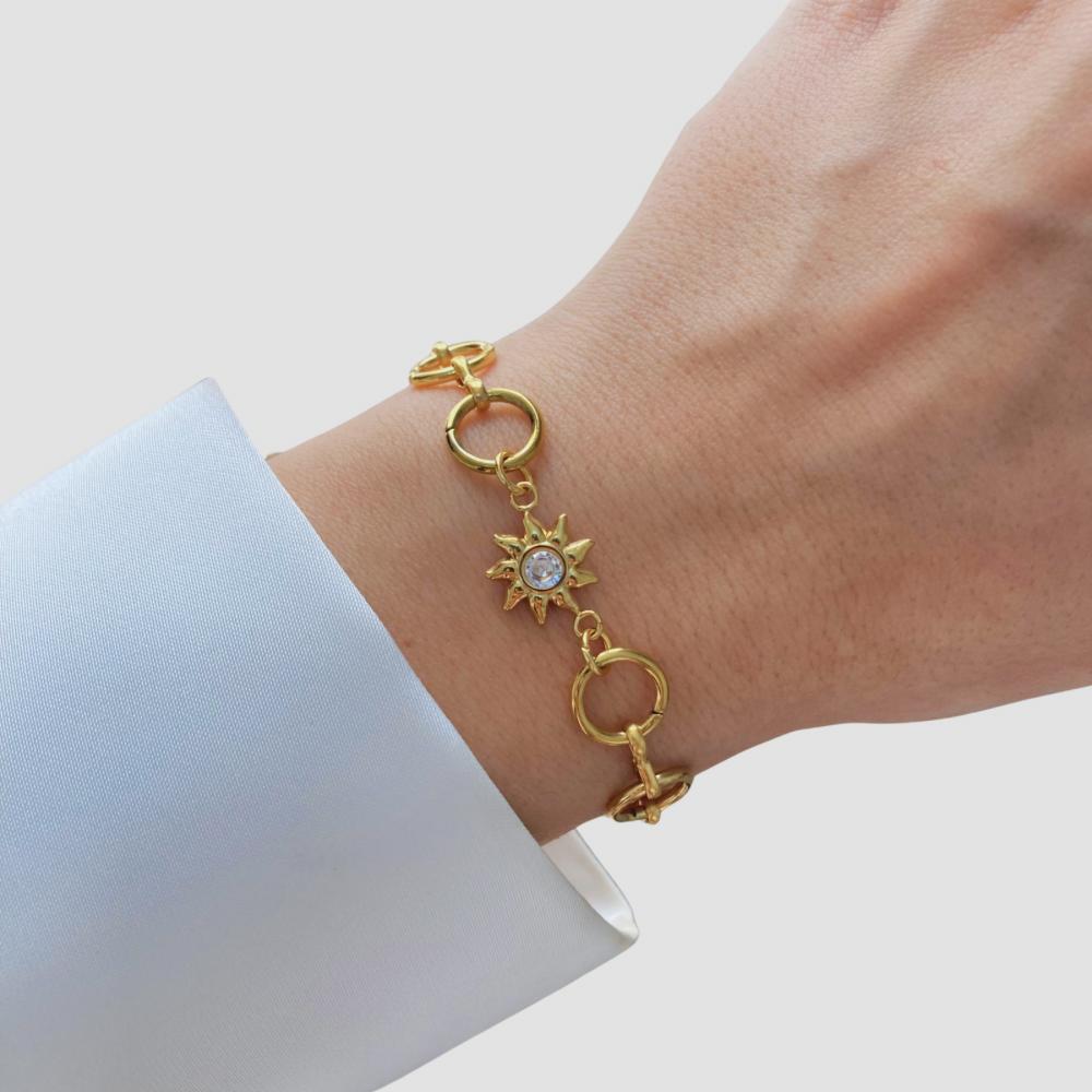 Golden Orbit Bracelet