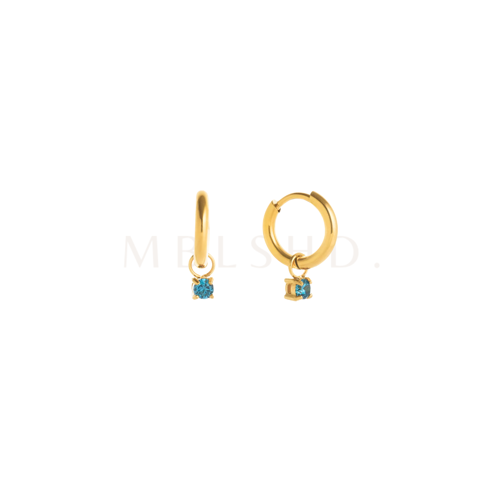 Colored Charms Dangle Earrings