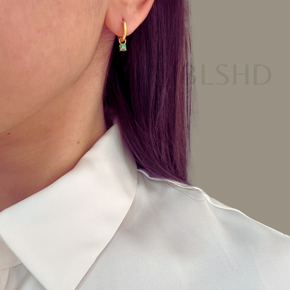 Colored Charms Dangle Earrings