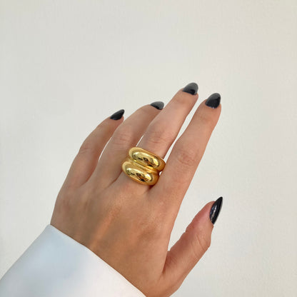 Double Dome Ring