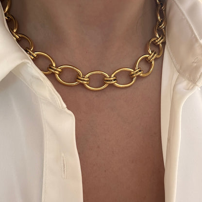 Statement O Chain Necklace