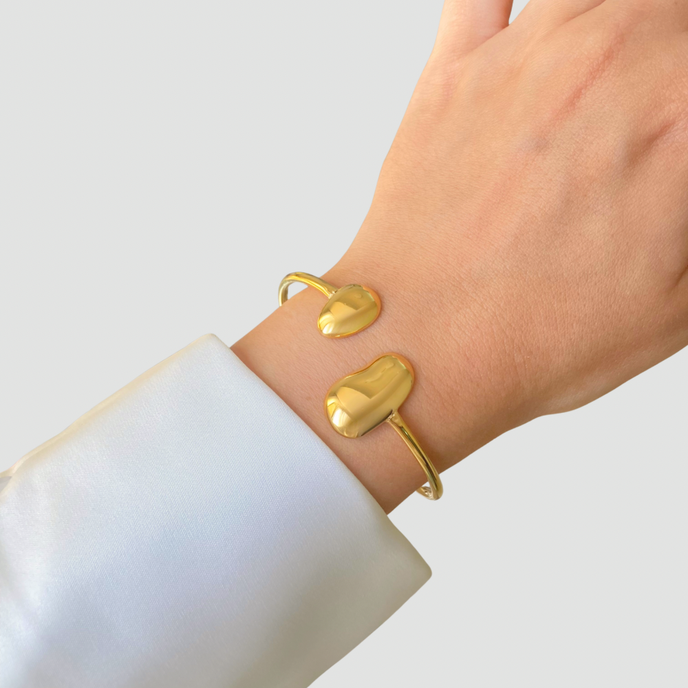 Bold Edge Open Bangle