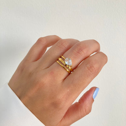 Snake Triple Layer Ring