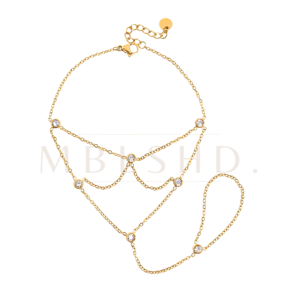 Multi Zircon Handchain