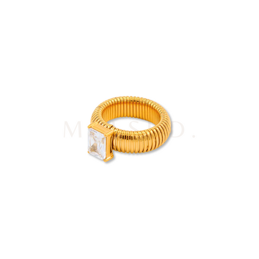 White Chunky Ring