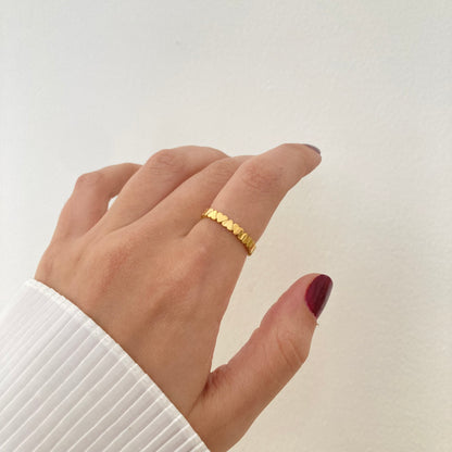 Heart Band Ring