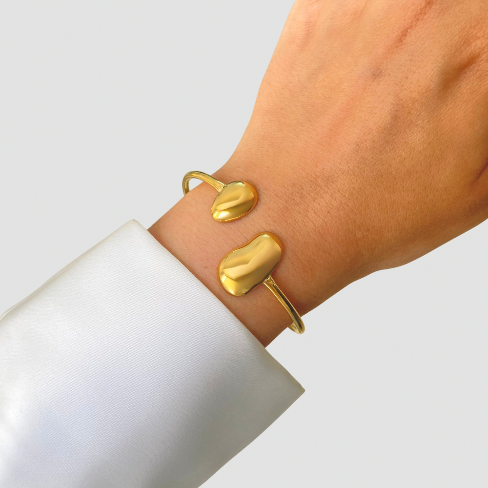 Bold Edge Open Bangle