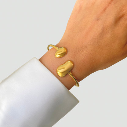 Bold Edge Open Bangle