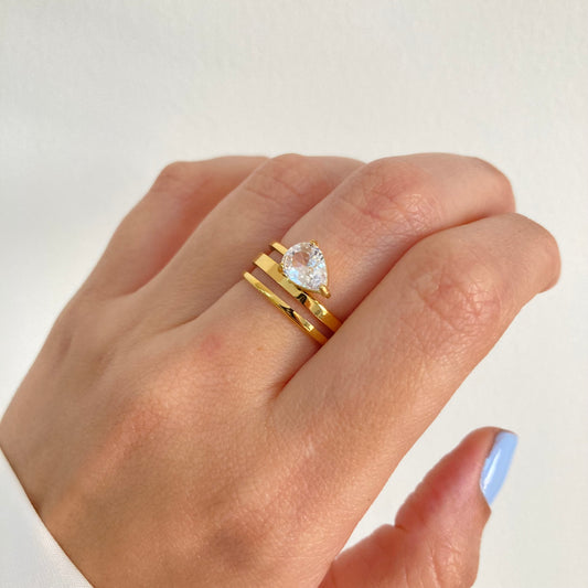 Snake Triple Layer Ring