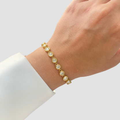 Round Tennis Bracelet