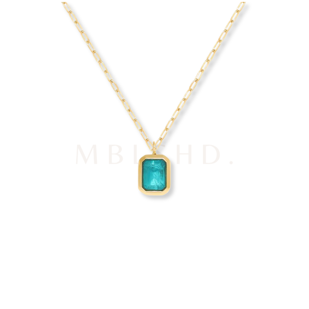 Royal Blue Pendant Necklace