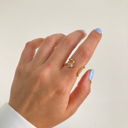 Zircon Open Ring