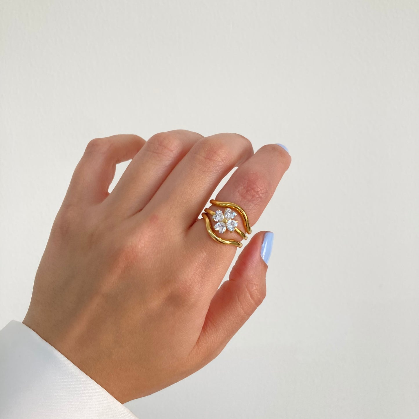 Flower 3 Pcs Ring
