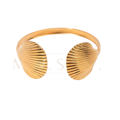 Shell Open Bangle