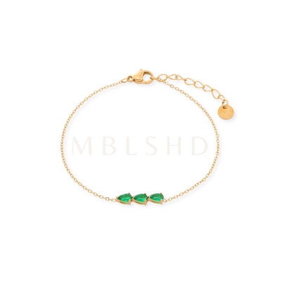 Green Arrow Bracelet Gold