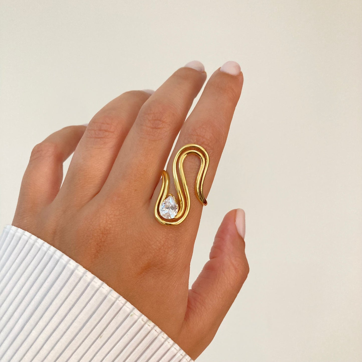 Statement Zircon Ring