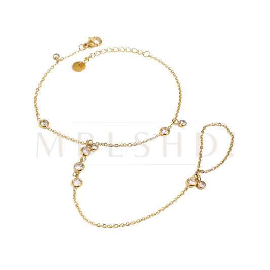 Zircon Tassel Handchain