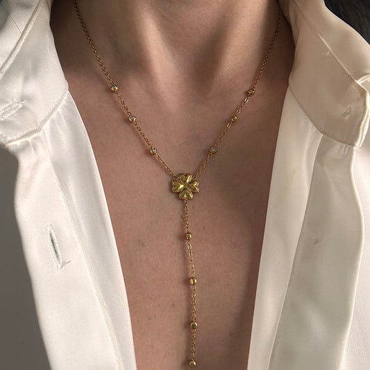 Blossom Y Shaped Necklace