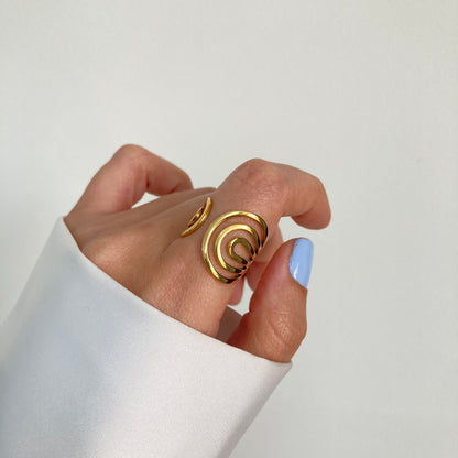 Spiral Open Ring