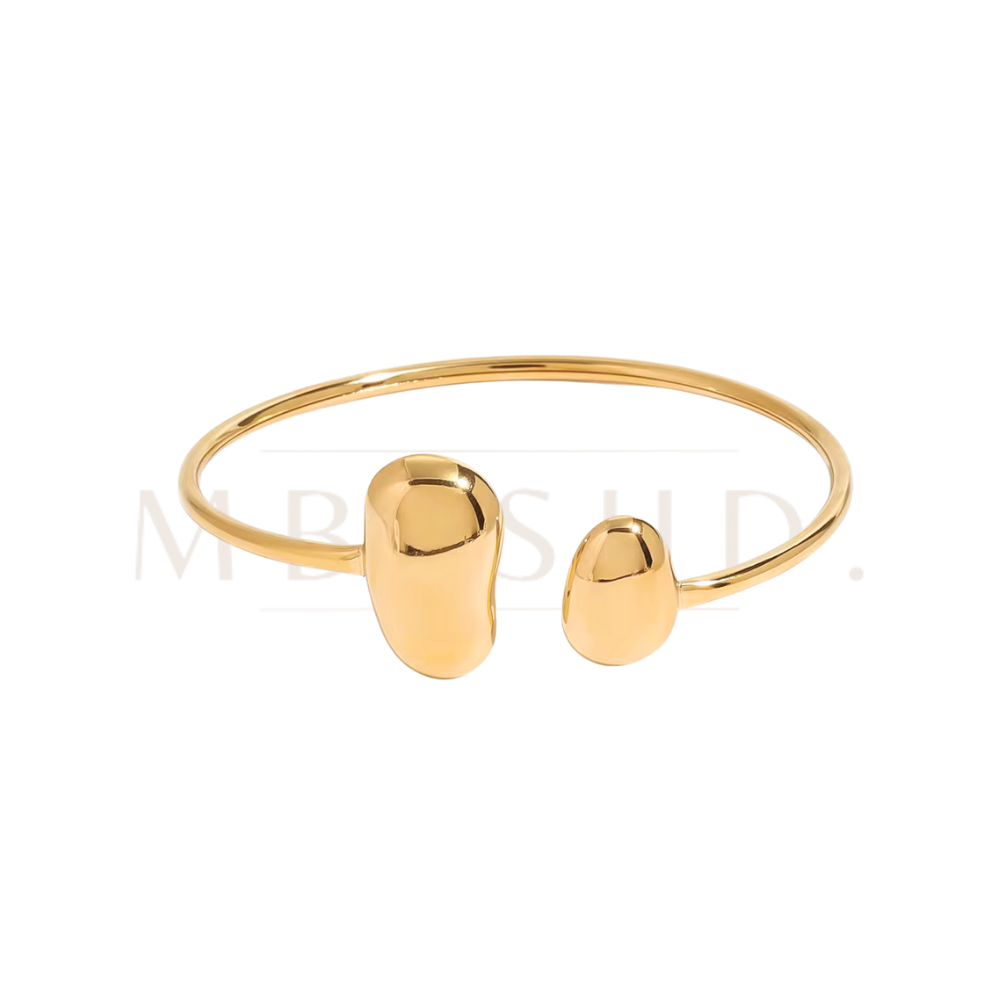 Bold Edge Open Bangle